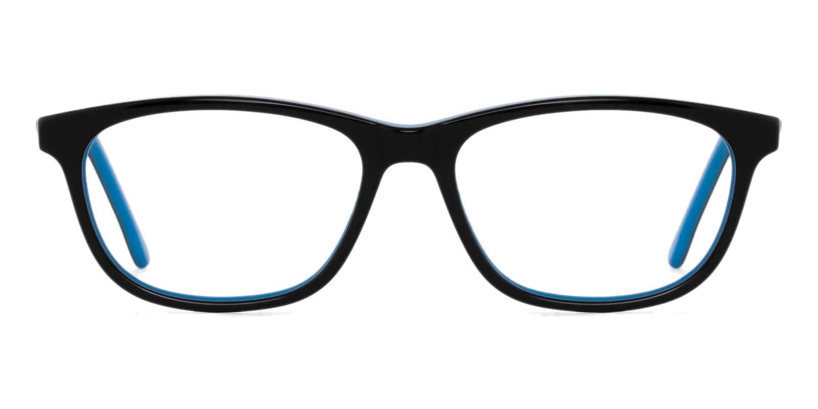 Machovec Blue Acetate Eyeglasses , SpringHinges , UniversalBridgeFit Frames from ABBE Glasses