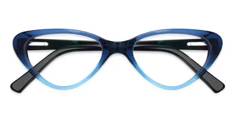 Hannah Blue  Frames from ABBE Glasses