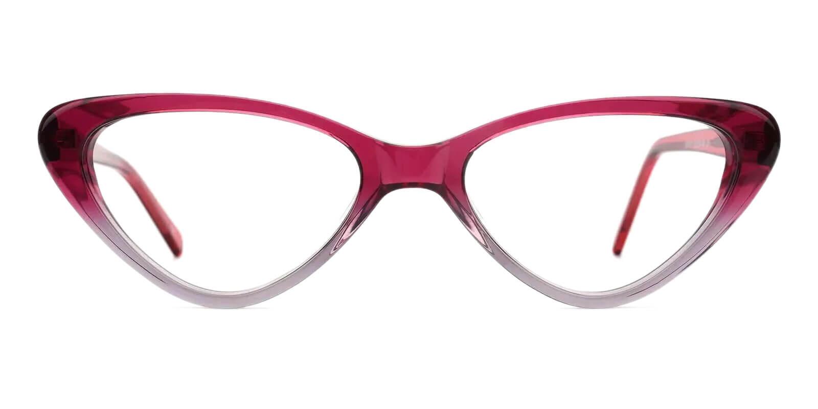 Hannah Purple Acetate Eyeglasses , SpringHinges , UniversalBridgeFit Frames from ABBE Glasses