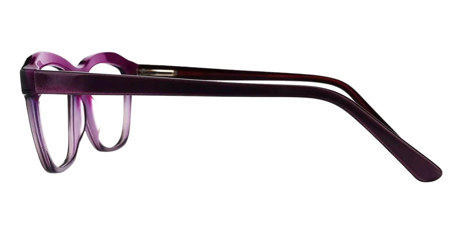 Sonia Purple Acetate Eyeglasses , SpringHinges , UniversalBridgeFit Frames from ABBE Glasses
