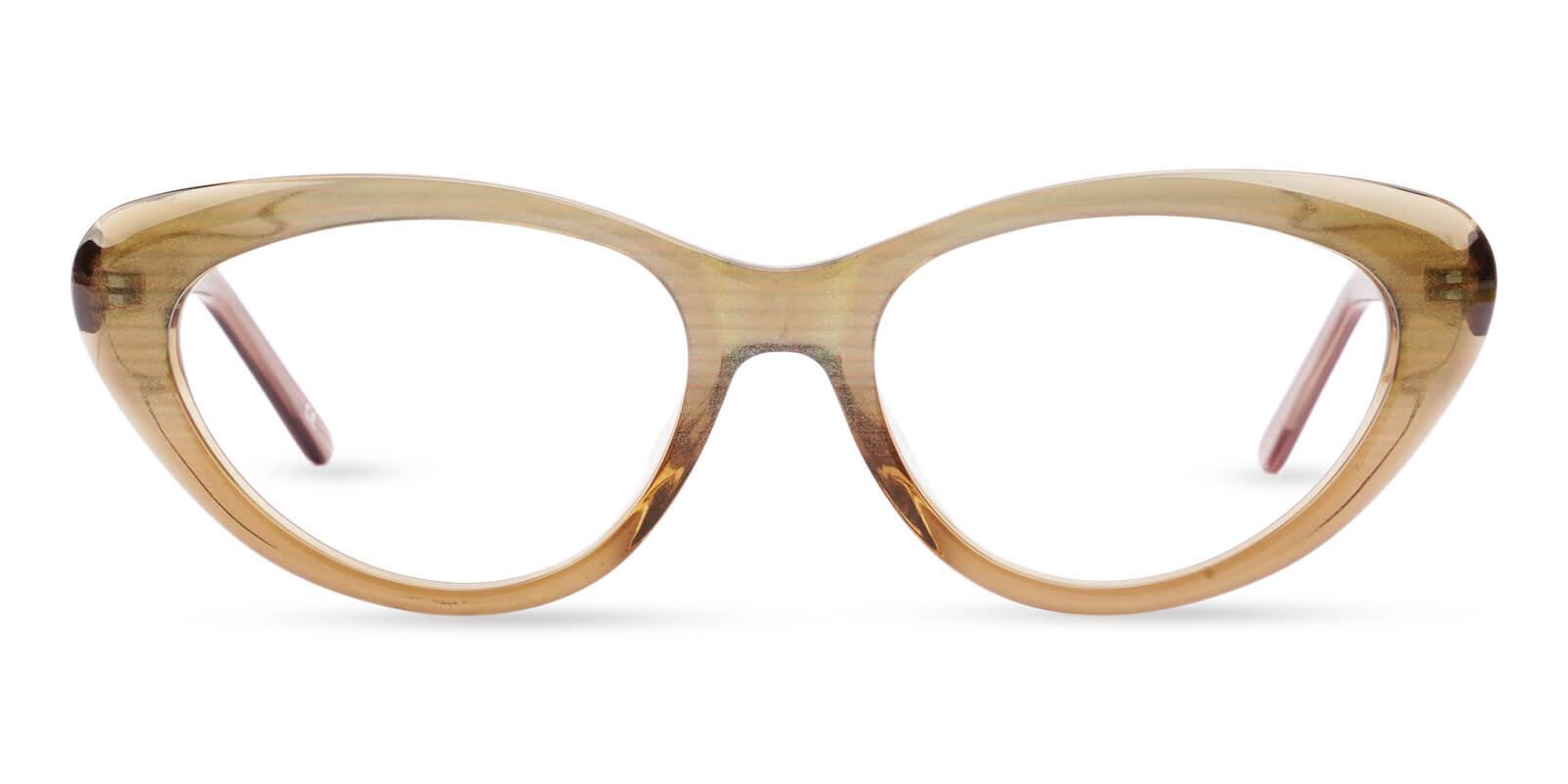 Irene Brown Acetate Eyeglasses , SpringHinges , UniversalBridgeFit Frames from ABBE Glasses