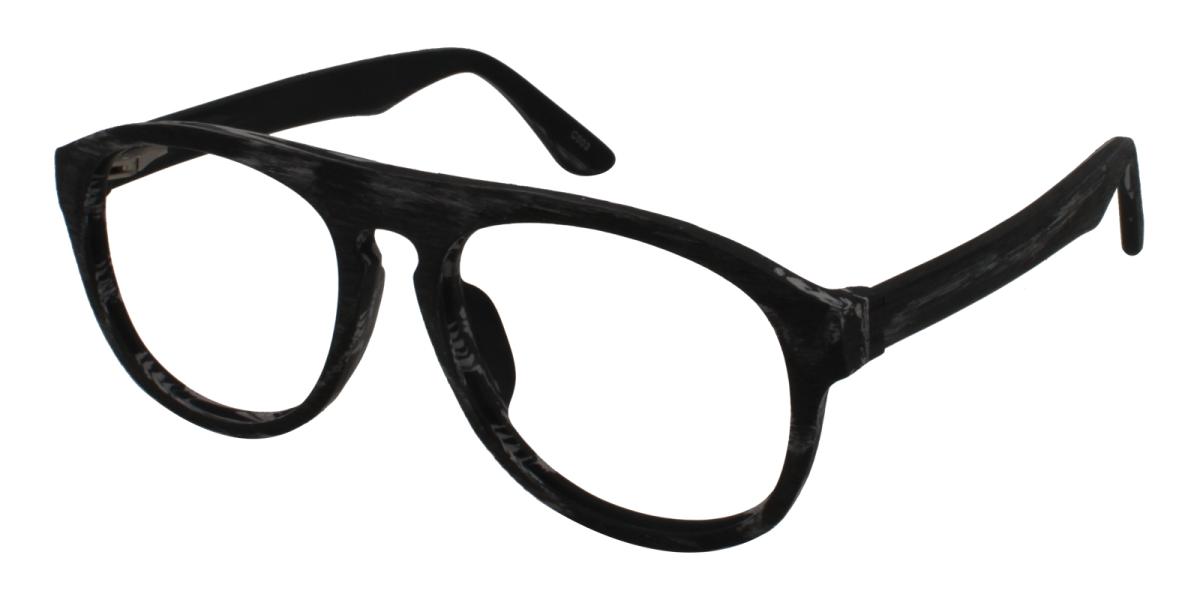 Square Glasses 180710002 Striped Acetate Eyeglasses , UniversalBridgeFit Frames from ABBE Glasses