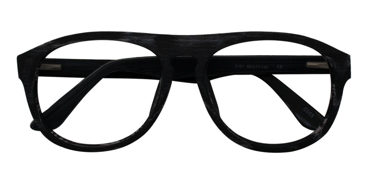 Square Glasses 180710002 Striped Acetate Eyeglasses , UniversalBridgeFit Frames from ABBE Glasses