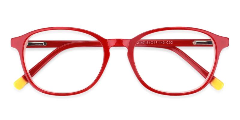 Fogelsville Red  Frames from ABBE Glasses