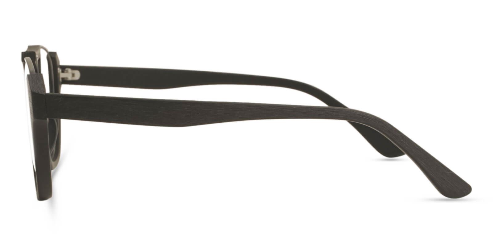 Ocean Gate Black Combination Eyeglasses , UniversalBridgeFit Frames from ABBE Glasses