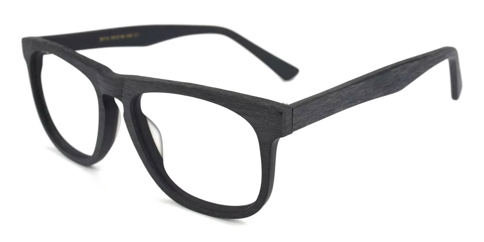 Readsboro Black Acetate Eyeglasses , UniversalBridgeFit Frames from ABBE Glasses