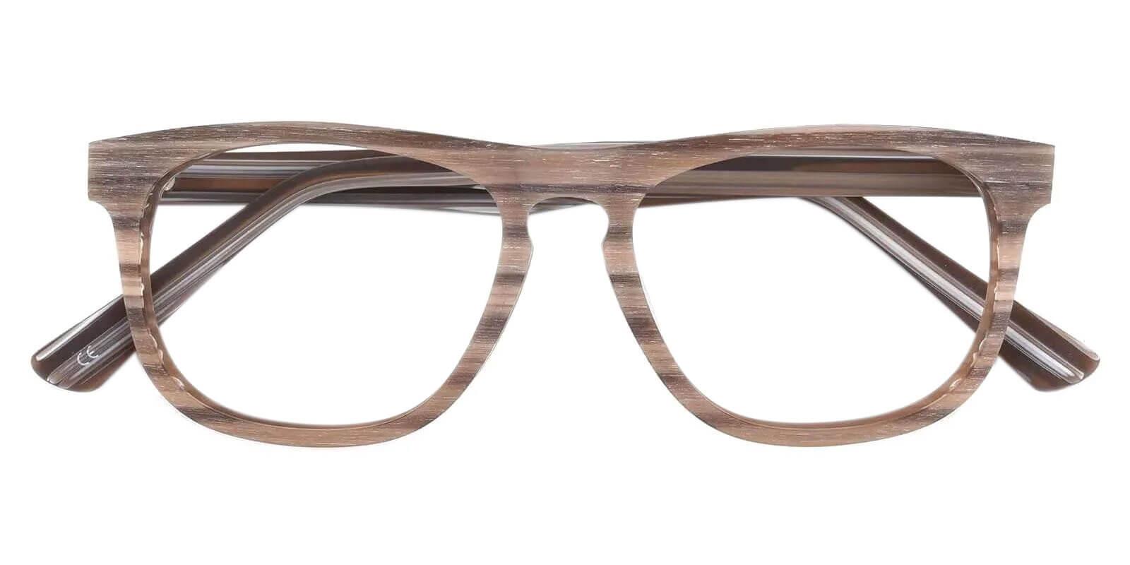 Readsboro Brown Acetate Eyeglasses , UniversalBridgeFit Frames from ABBE Glasses