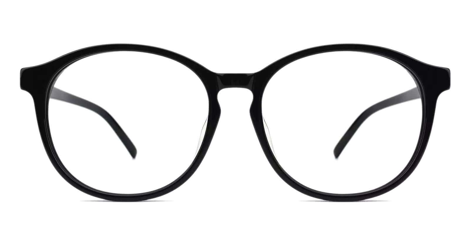 Wasco Black Acetate Eyeglasses , UniversalBridgeFit Frames from ABBE Glasses