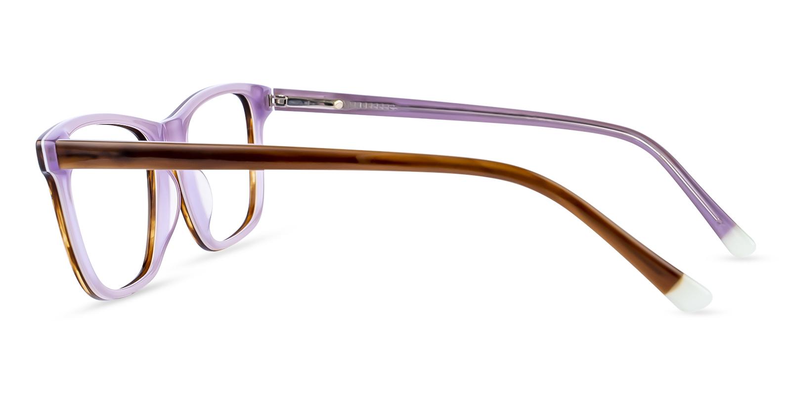 Gilcres Brown Acetate Eyeglasses , SpringHinges , UniversalBridgeFit Frames from ABBE Glasses