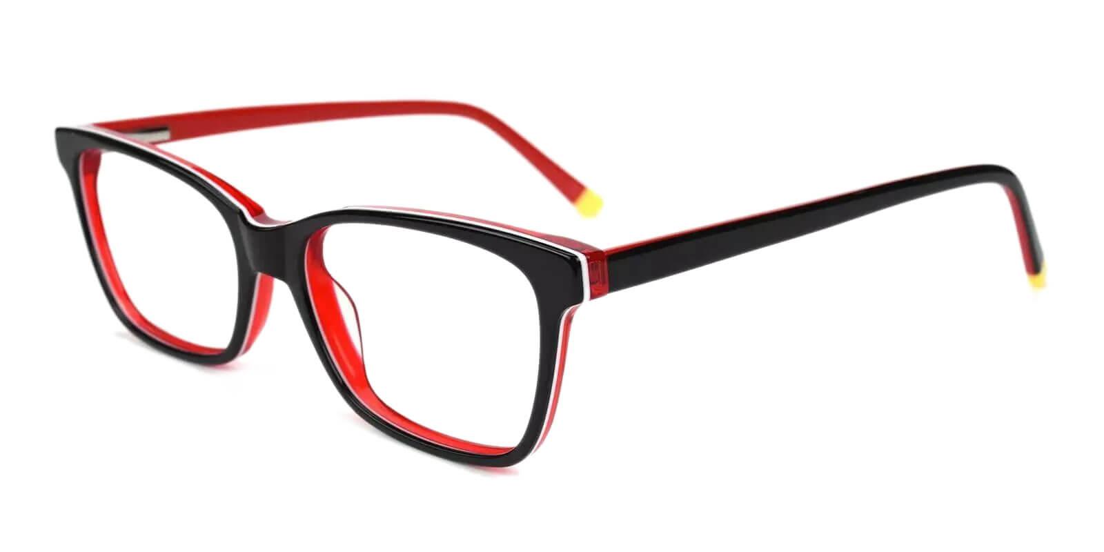 RingGold Red Acetate SpringHinges , UniversalBridgeFit , Eyeglasses Frames from ABBE Glasses