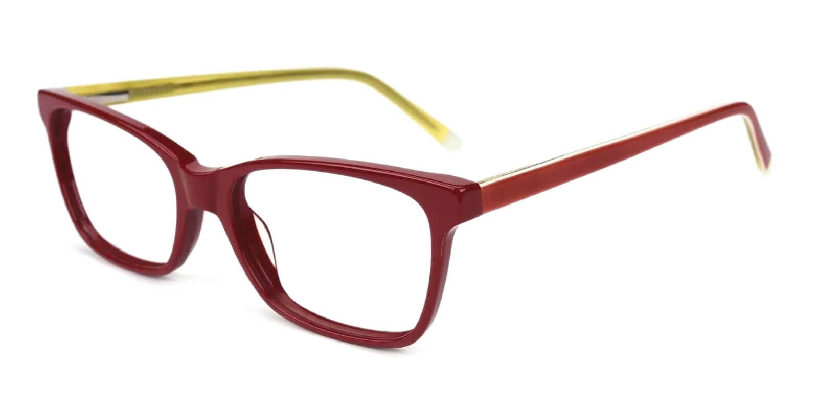 RingGold Yellow Acetate Eyeglasses , SpringHinges , UniversalBridgeFit Frames from ABBE Glasses