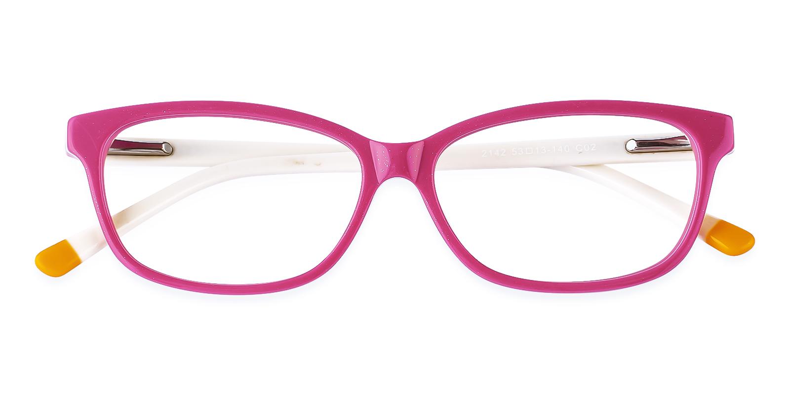 Levant Pink Acetate Eyeglasses , SpringHinges , UniversalBridgeFit Frames from ABBE Glasses