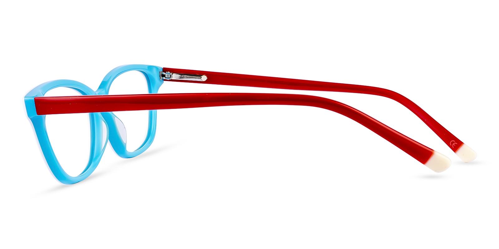 Levant White Acetate Eyeglasses , SpringHinges , UniversalBridgeFit Frames from ABBE Glasses