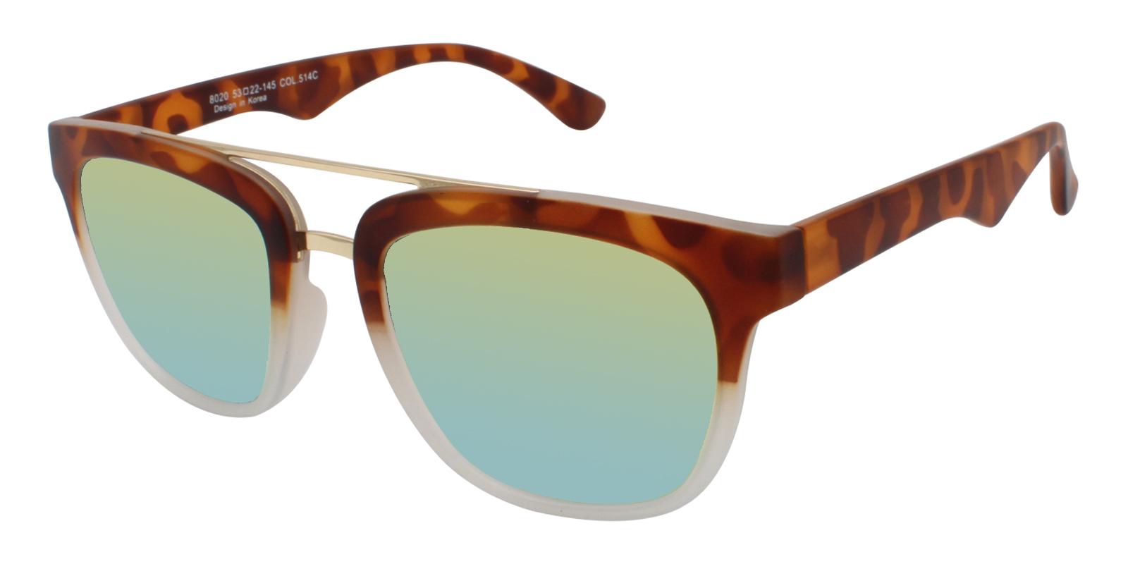 Charlotte Leopard TR Sunglasses , UniversalBridgeFit Frames from ABBE Glasses