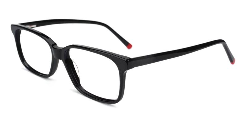 Black Lochloosa - Acetate ,Spring Hinges