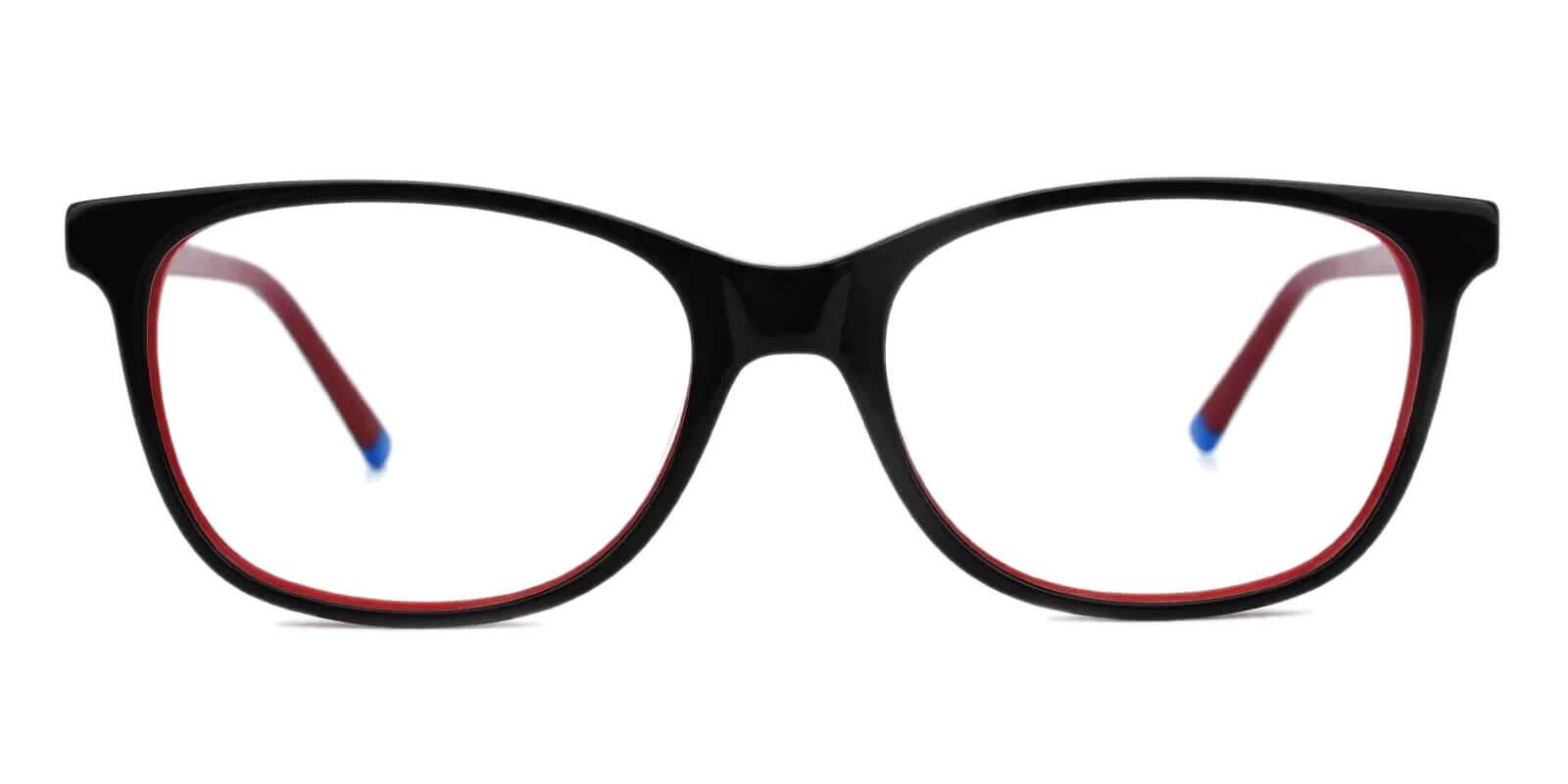 Hibbard Red Acetate UniversalBridgeFit , SpringHinges , Eyeglasses Frames from ABBE Glasses