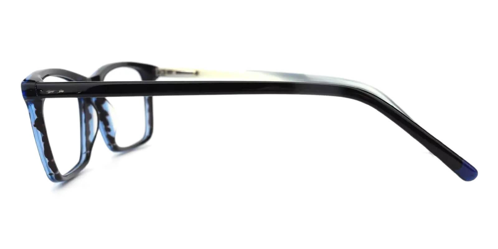 Quasqueton Striped Acetate Eyeglasses , SpringHinges , UniversalBridgeFit Frames from ABBE Glasses