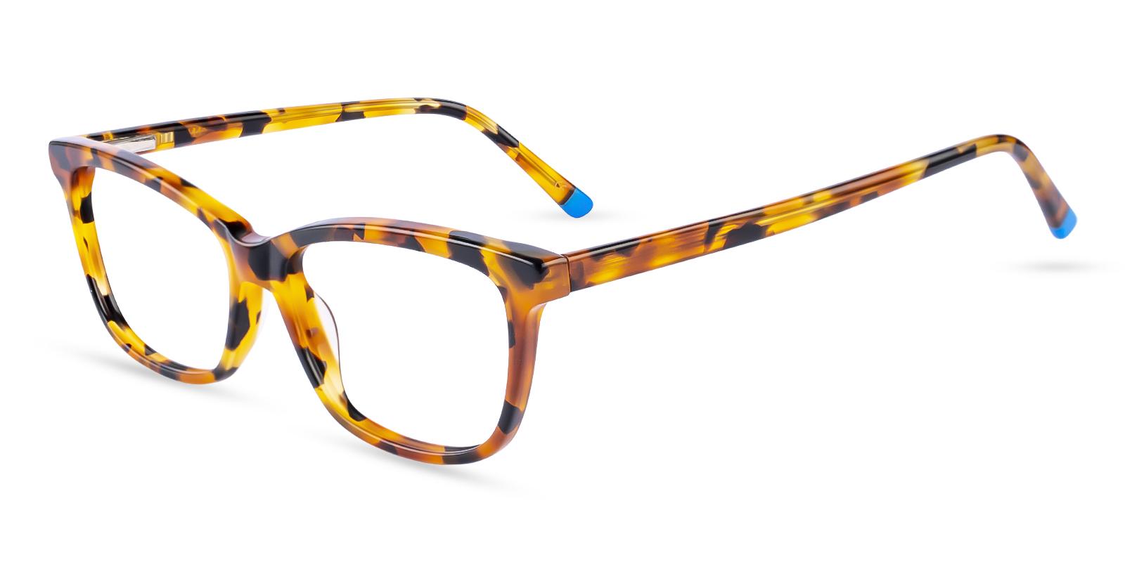 Zion Leopard Acetate Eyeglasses , SpringHinges , UniversalBridgeFit Frames from ABBE Glasses