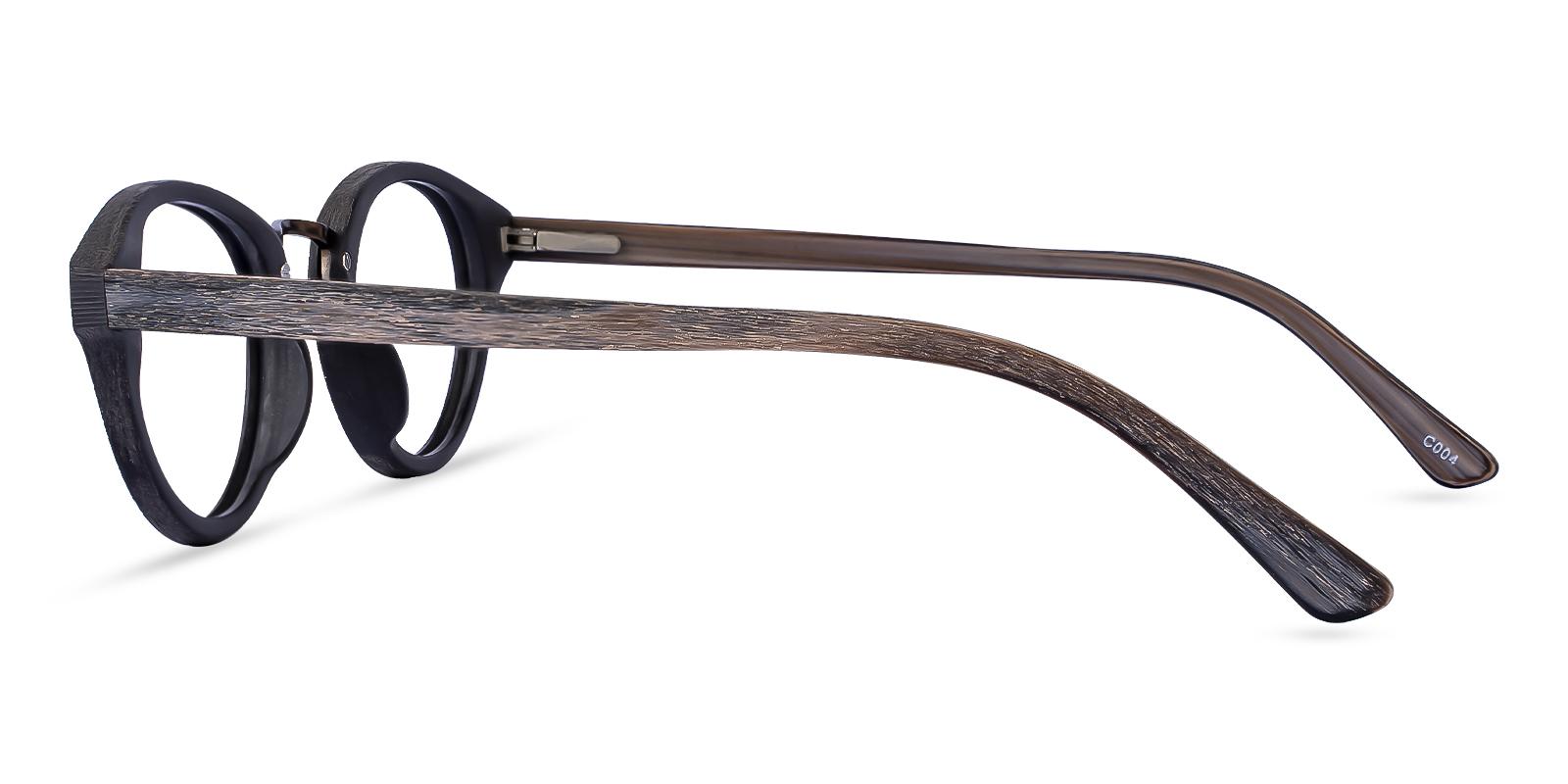 New Haven Brown Acetate Eyeglasses , SpringHinges , UniversalBridgeFit Frames from ABBE Glasses