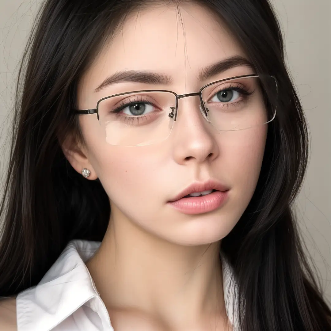Noah Gun Titanium Eyeglasses , NosePads Frames from ABBE Glasses