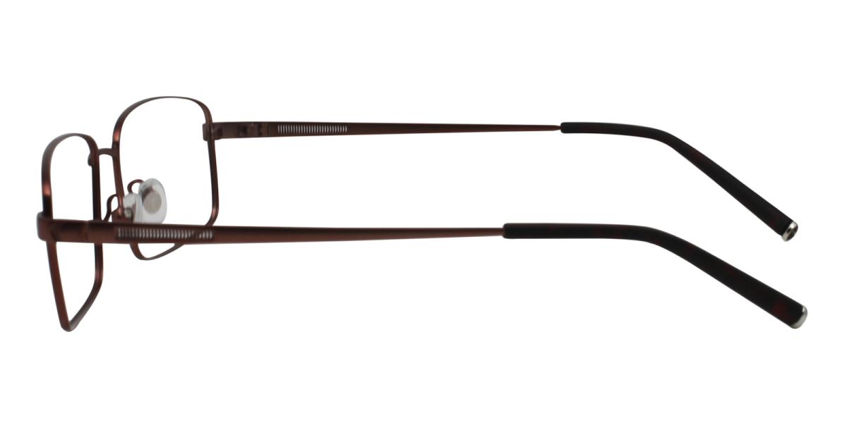 35.49 Brown Titanium Eyeglasses , NosePads Frames from ABBE Glasses