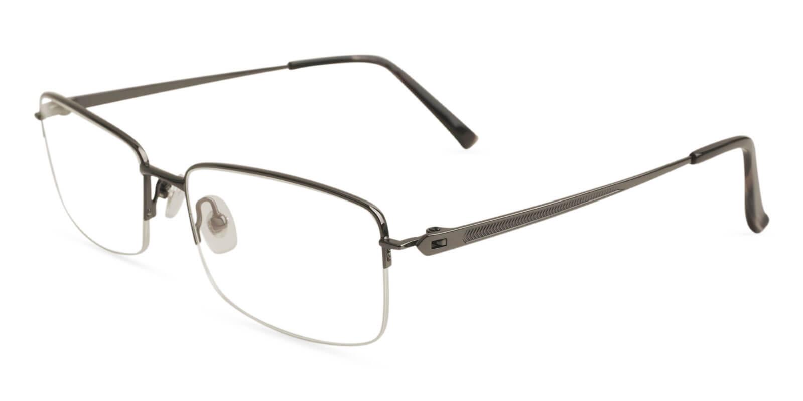 Oliver Gun Titanium Eyeglasses , NosePads Frames from ABBE Glasses