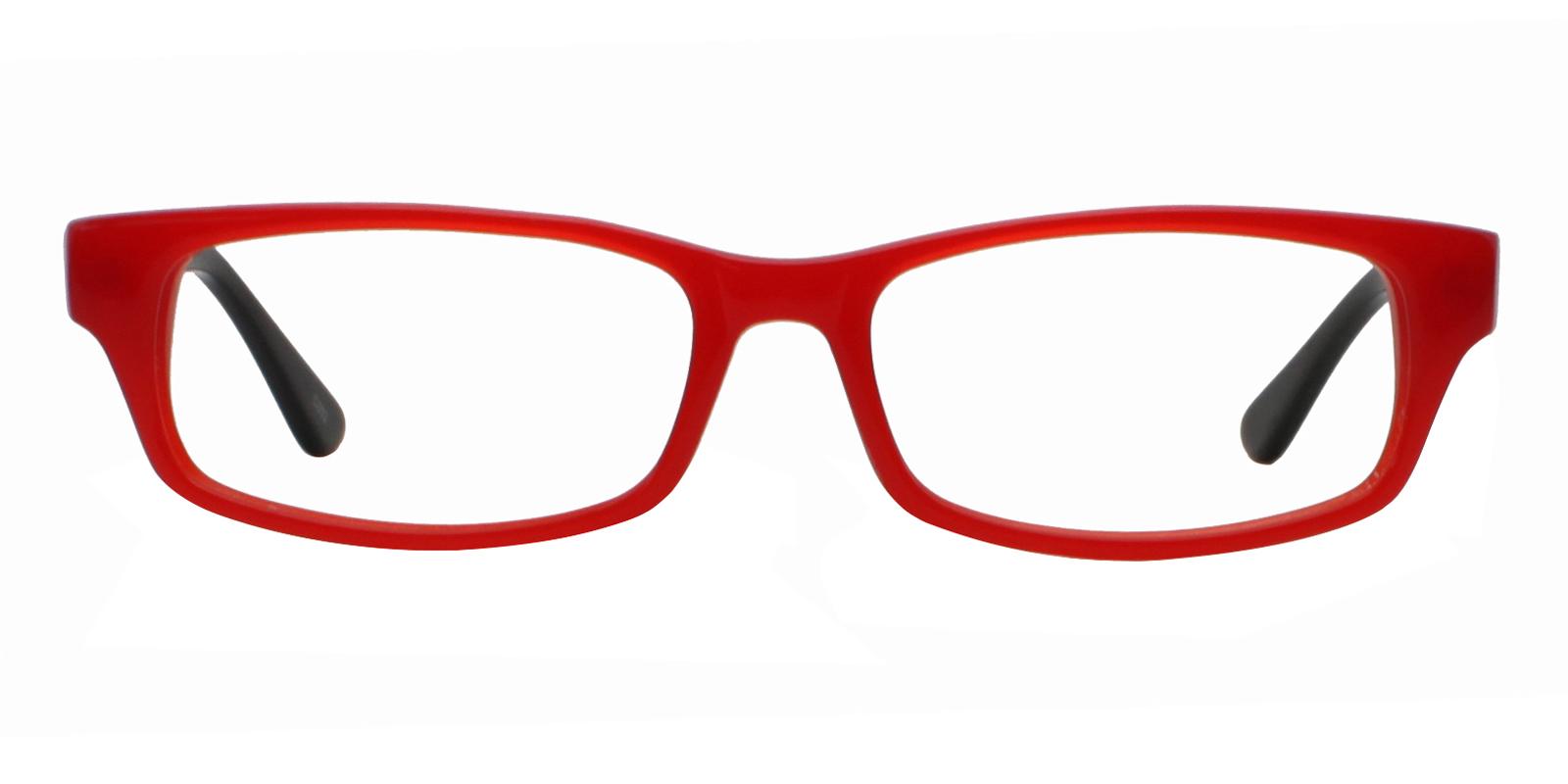 15.49 Red Acetate Eyeglasses , UniversalBridgeFit Frames from ABBE Glasses