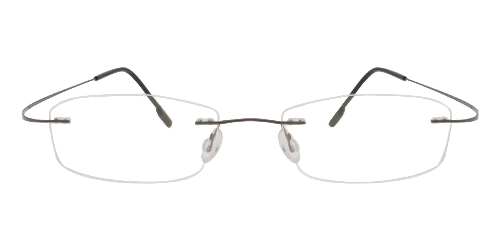 Olivia Gun Metal , Memory Eyeglasses , NosePads Frames from ABBE Glasses