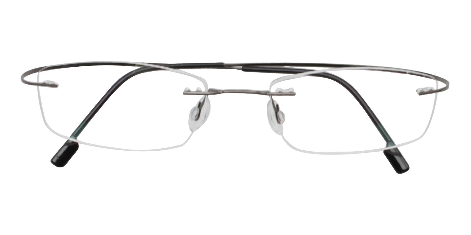 Olivia Gun Metal , Memory Eyeglasses , NosePads Frames from ABBE Glasses