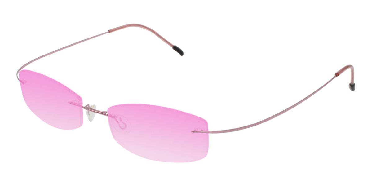 19.49 Pink Metal , Memory Eyeglasses , NosePads Frames from ABBE Glasses