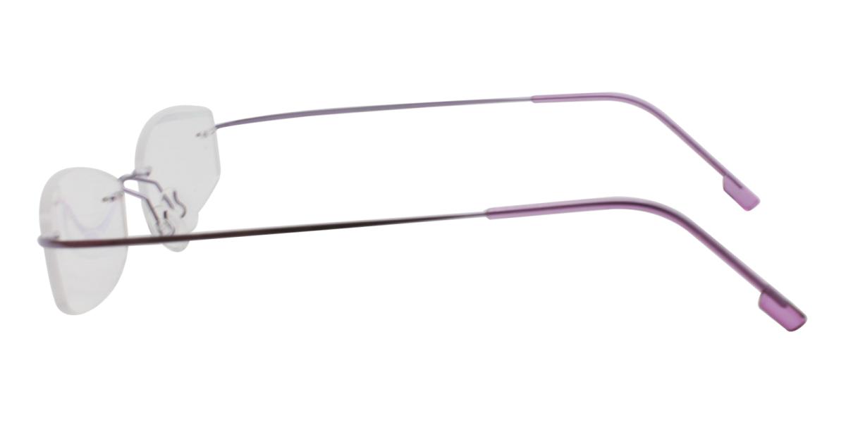 19.49 Purple Metal , Memory Eyeglasses , NosePads Frames from ABBE Glasses