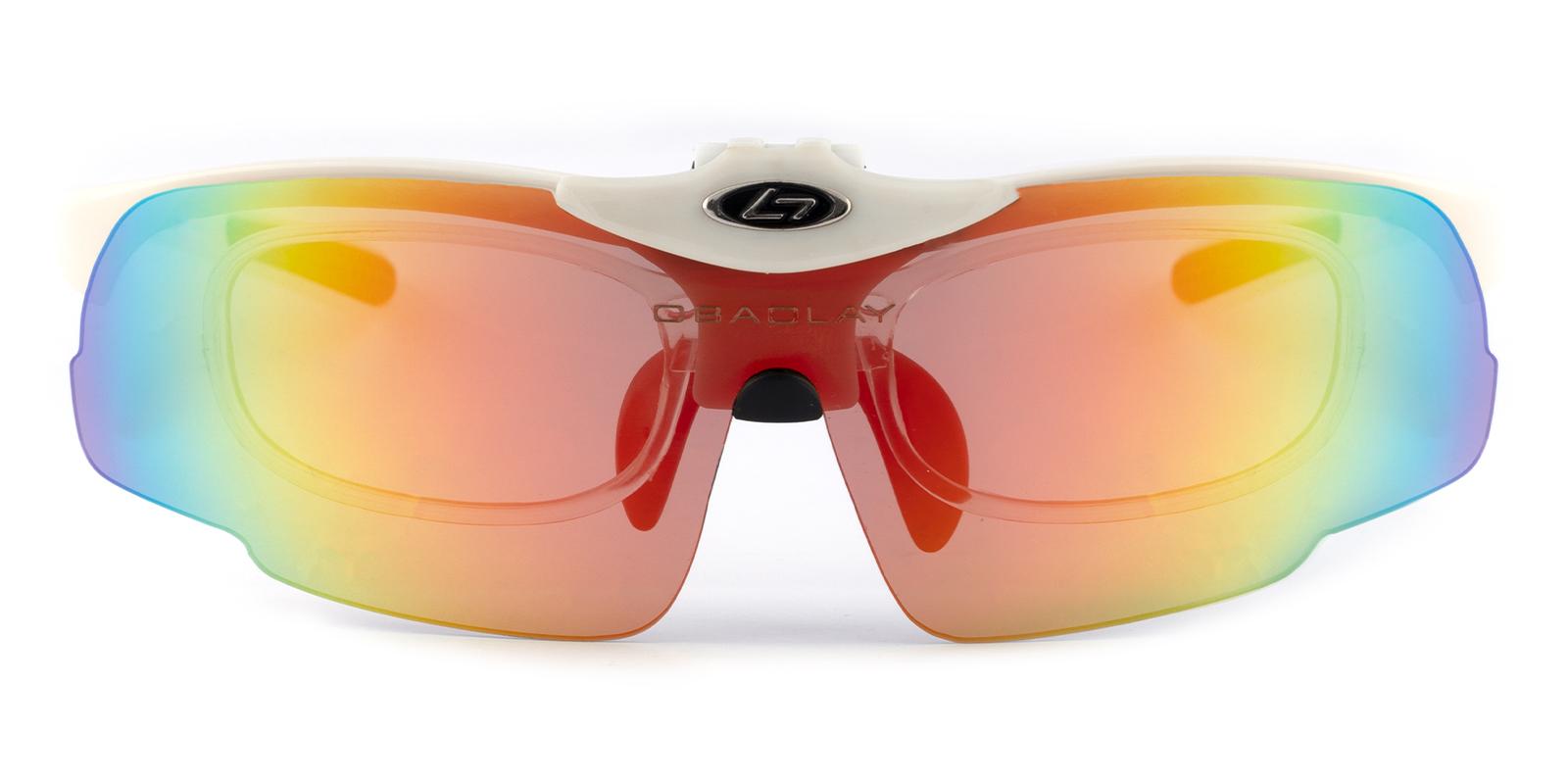 Hallo Bay White Plastic Eyeglasses , SportsGlasses Frames from ABBE Glasses