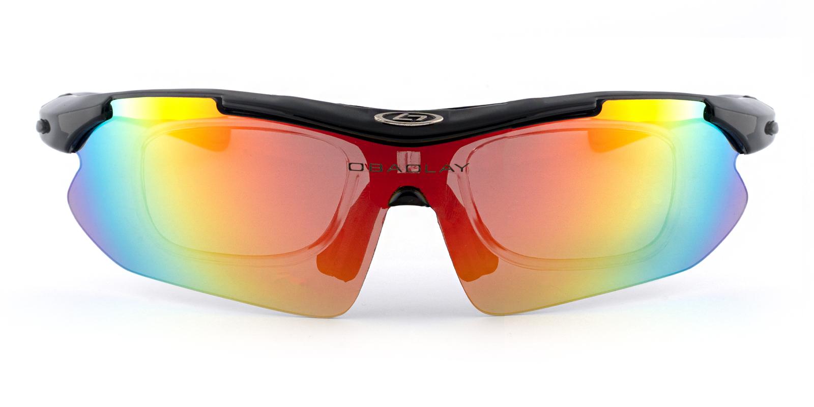 Christiansburg Black Plastic Eyeglasses , SportsGlasses Frames from ABBE Glasses