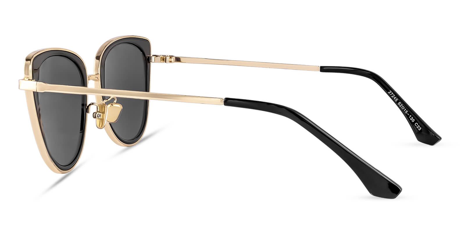 Sophia Black Metal , Combination , TR NosePads , Sunglasses Frames from ABBE Glasses