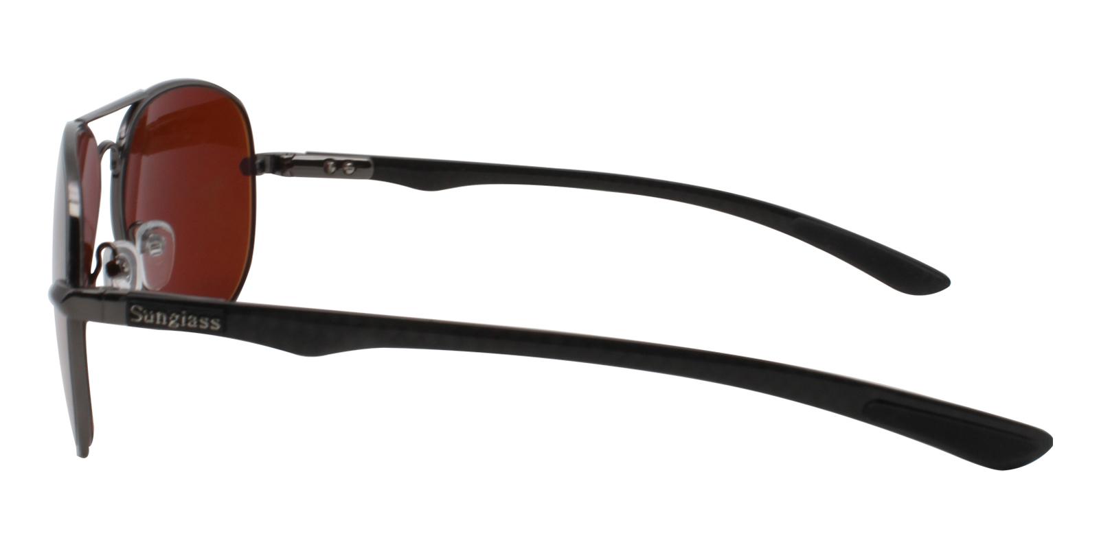 Logan Gun Metal NosePads , Sunglasses Frames from ABBE Glasses