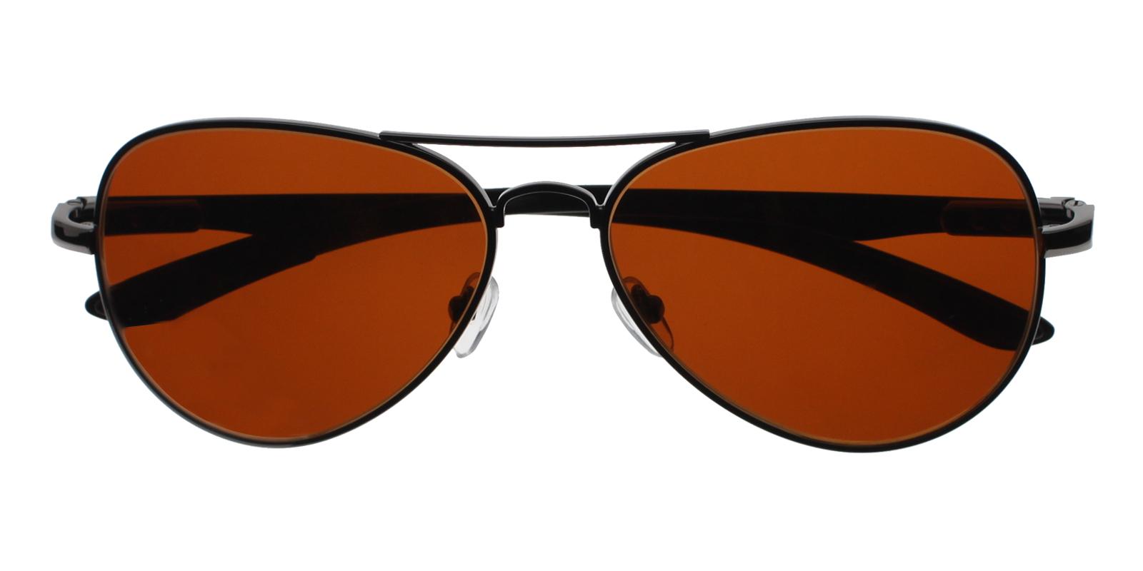 Logan Gun Metal Sunglasses , NosePads Frames from ABBE Glasses