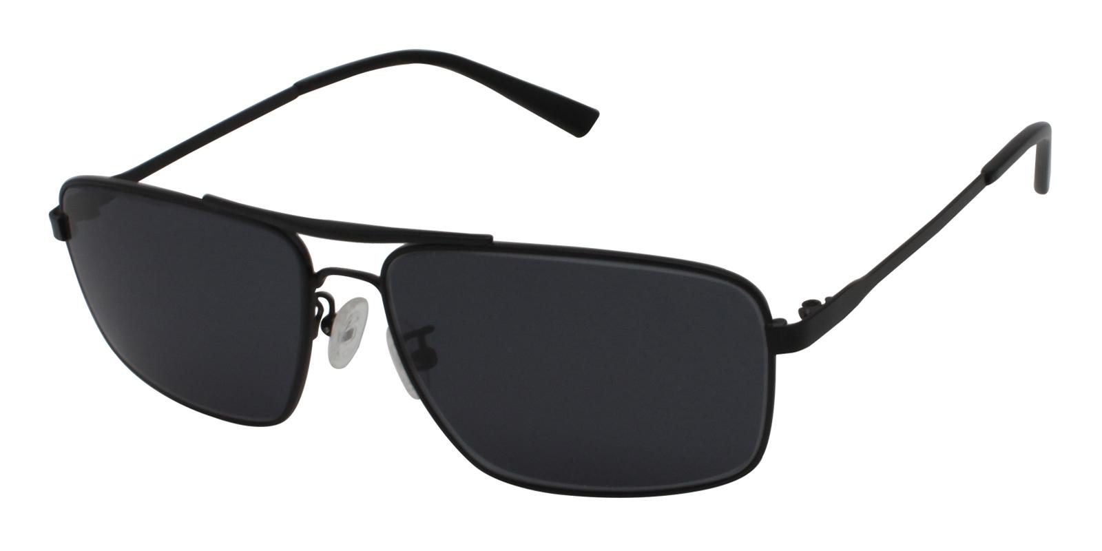 Ethan Black Metal NosePads , Sunglasses Frames from ABBE Glasses