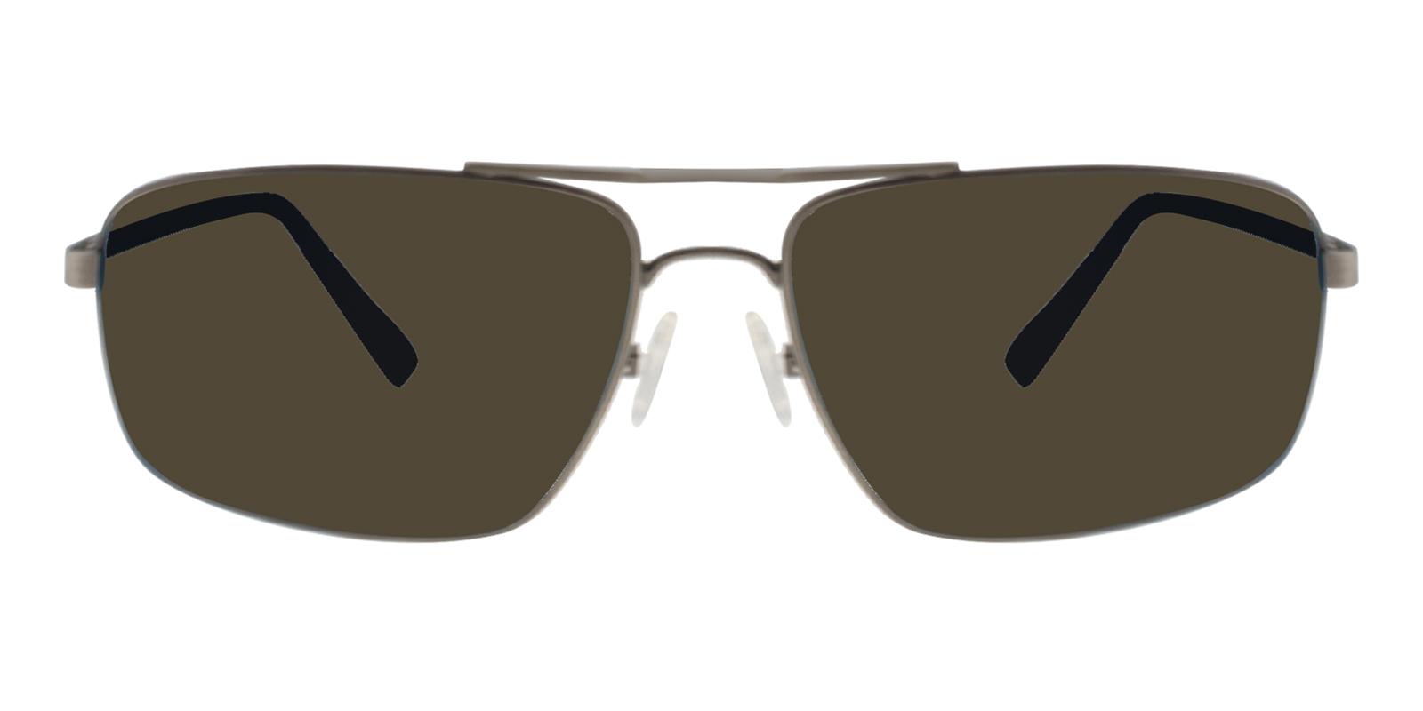 Ethan Gun Metal Sunglasses , NosePads Frames from ABBE Glasses