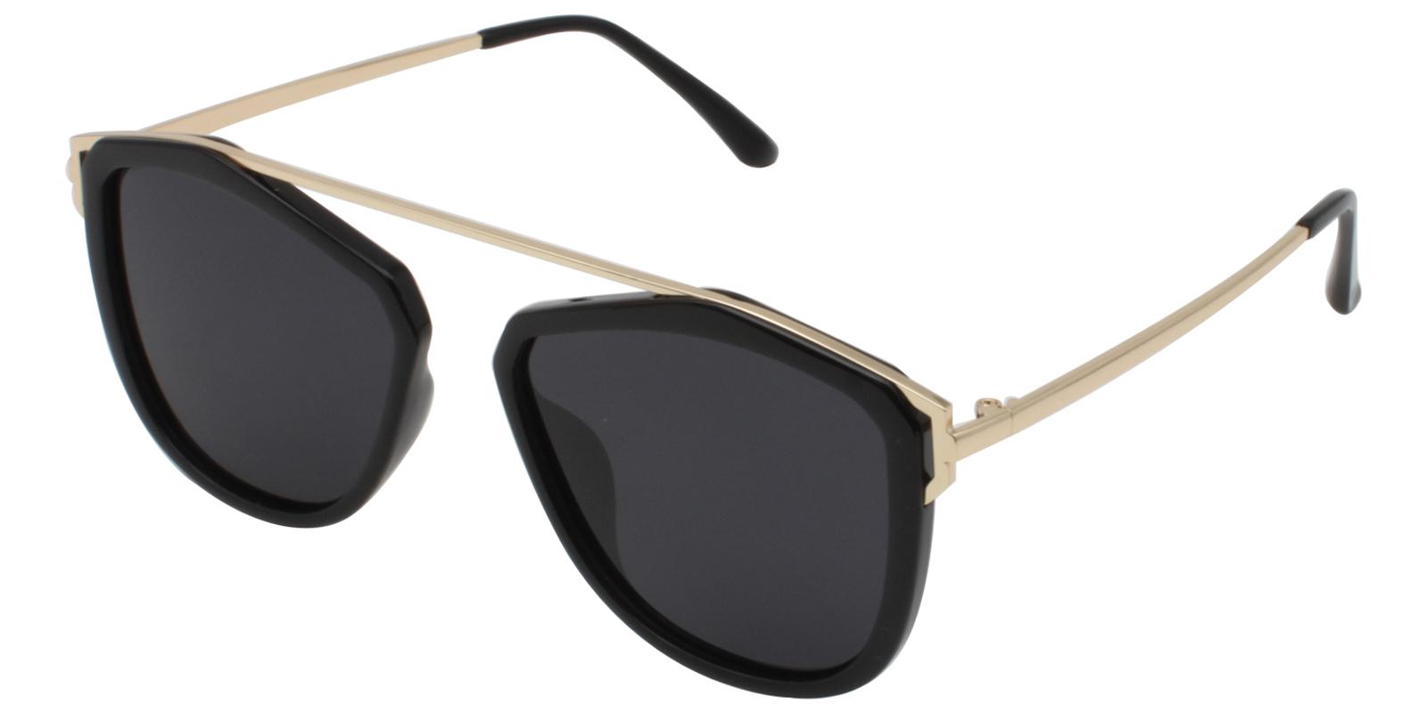 Harper Black Metal , Combination , TR Sunglasses , UniversalBridgeFit Frames from ABBE Glasses