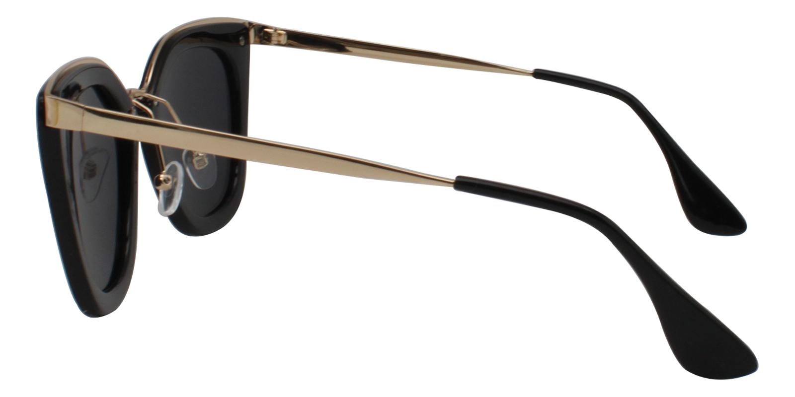 Ella Black Metal , Combination , TR NosePads , Sunglasses Frames from ABBE Glasses