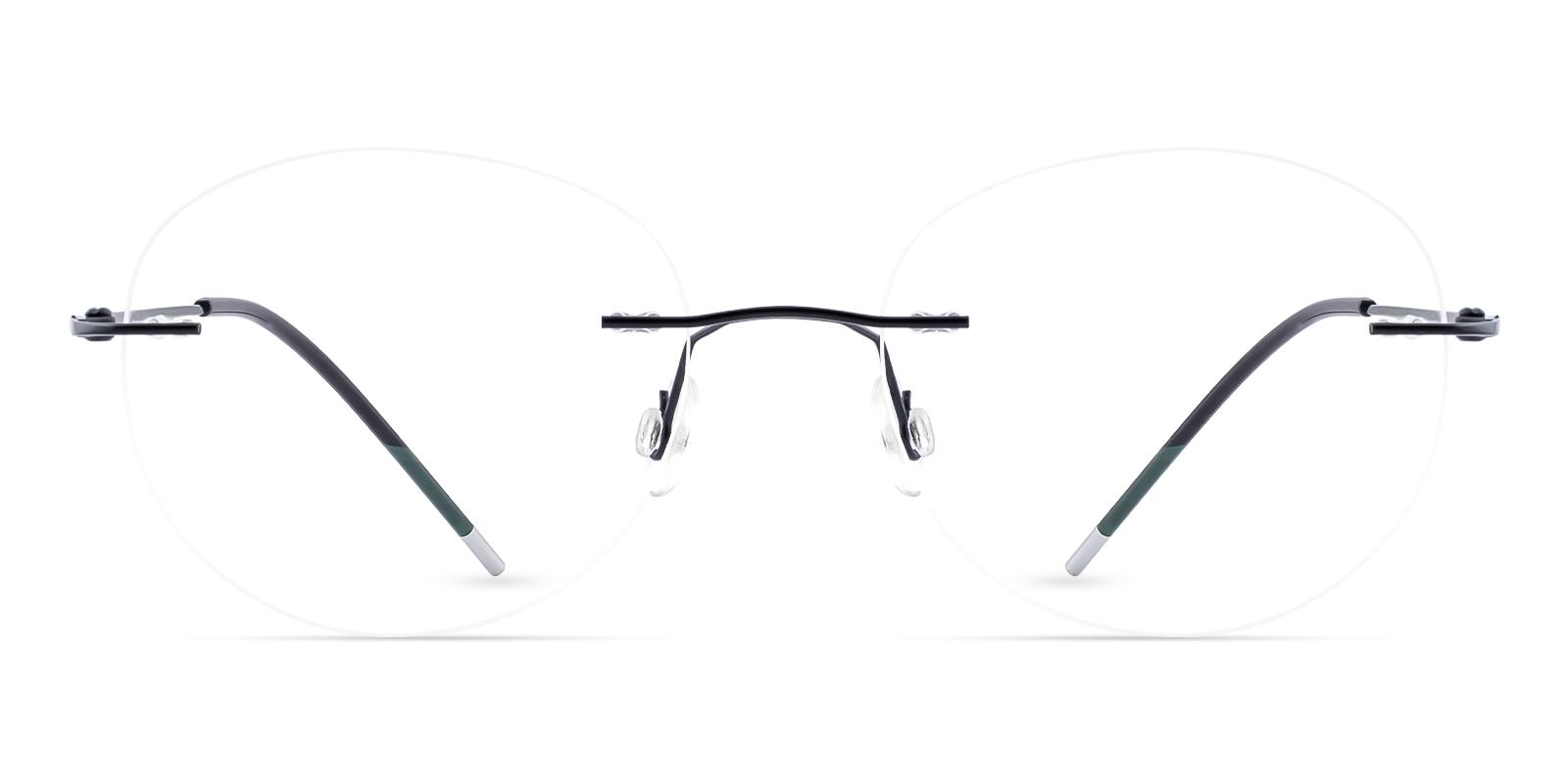 Terrace Park Black Metal Eyeglasses , NosePads Frames from ABBE Glasses