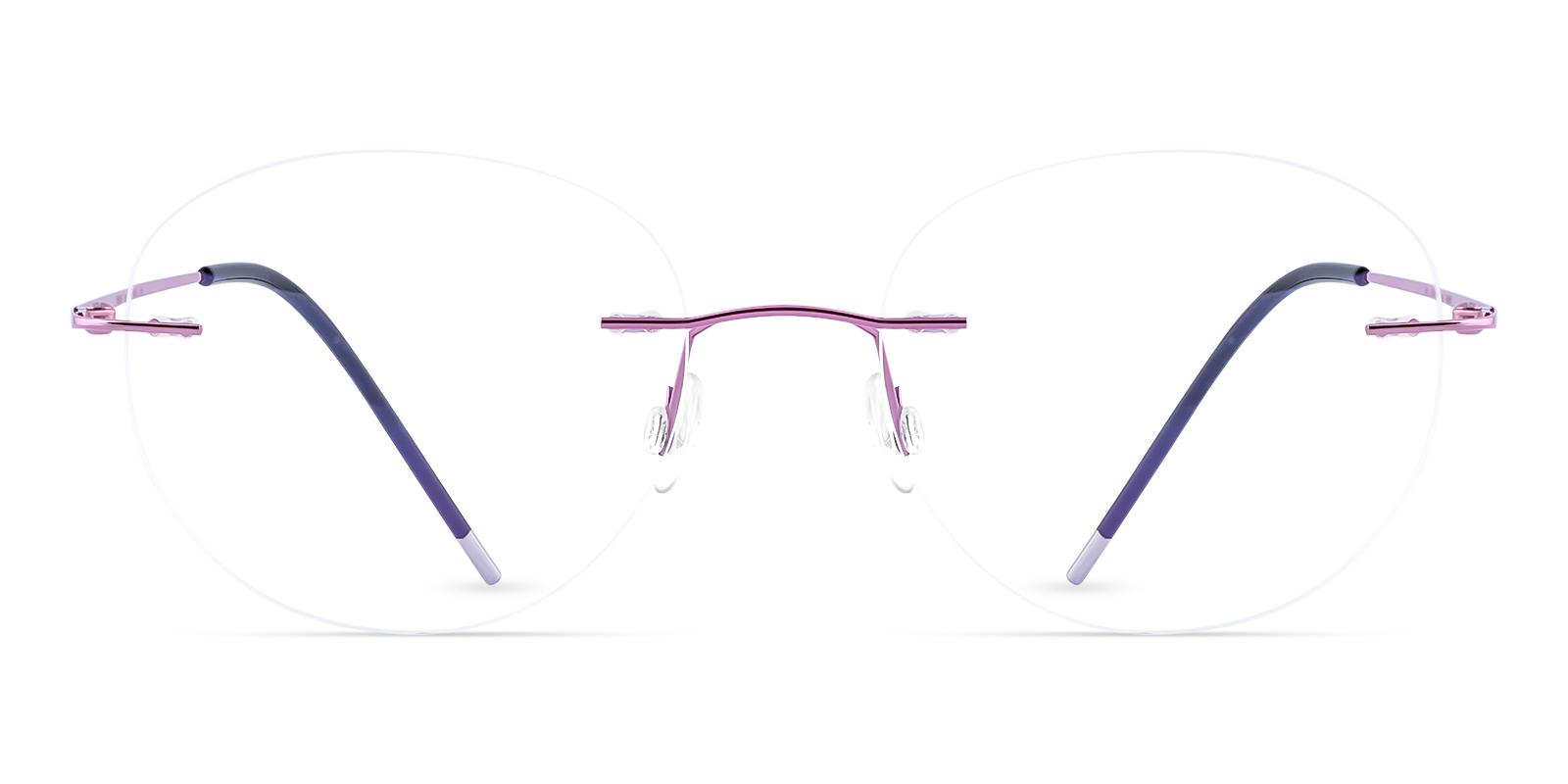 Terrace Park Purple Metal Eyeglasses , NosePads Frames from ABBE Glasses