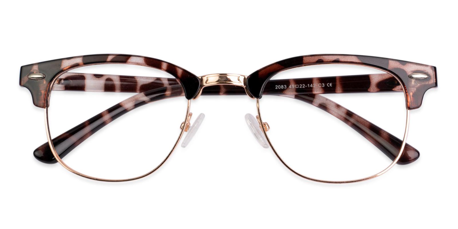 Iconium Leopard Metal , Combination , Plastic Eyeglasses , NosePads Frames from ABBE Glasses