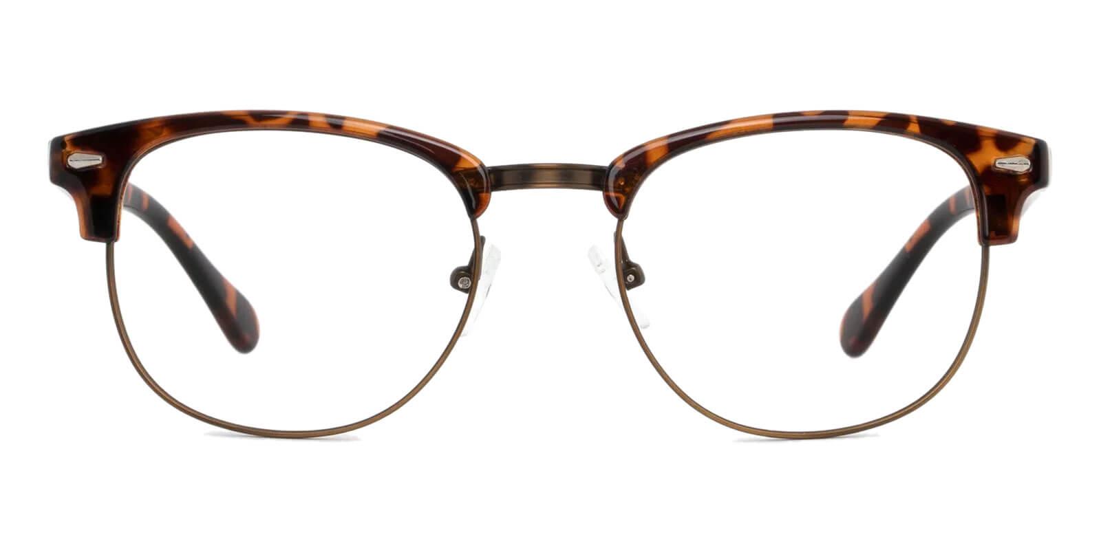 Chad Leopard Metal , Combination , Plastic Eyeglasses , NosePads Frames from ABBE Glasses
