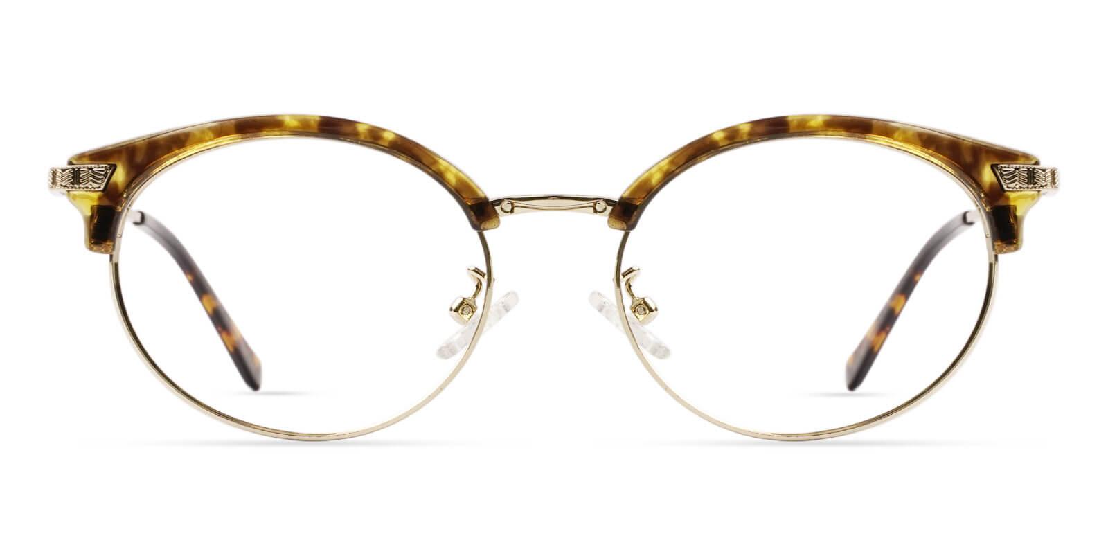 Idavada Leopard Metal , Combination , TR Eyeglasses , NosePads Frames from ABBE Glasses