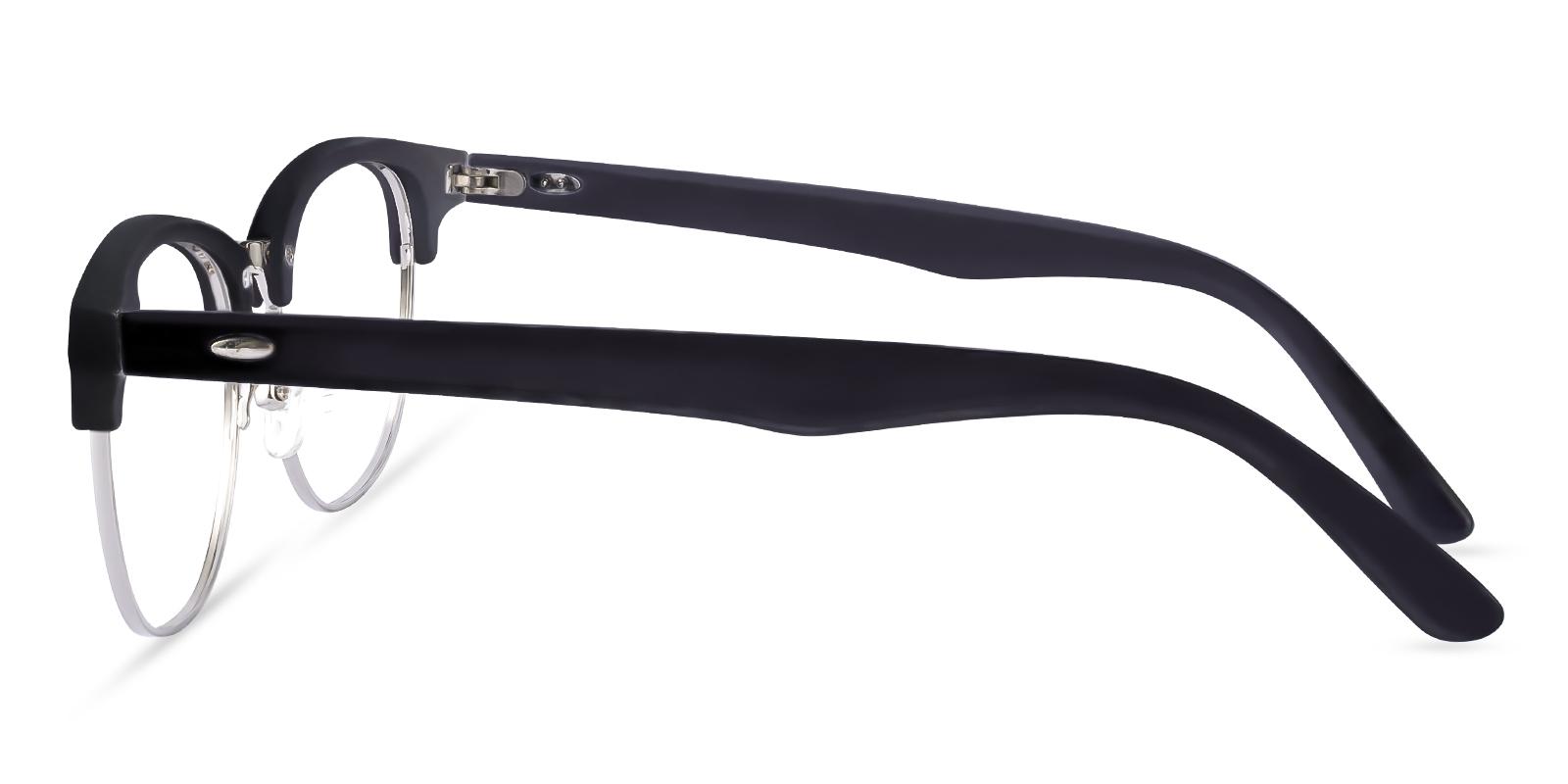Greeley Black Metal Eyeglasses , NosePads Frames from ABBE Glasses
