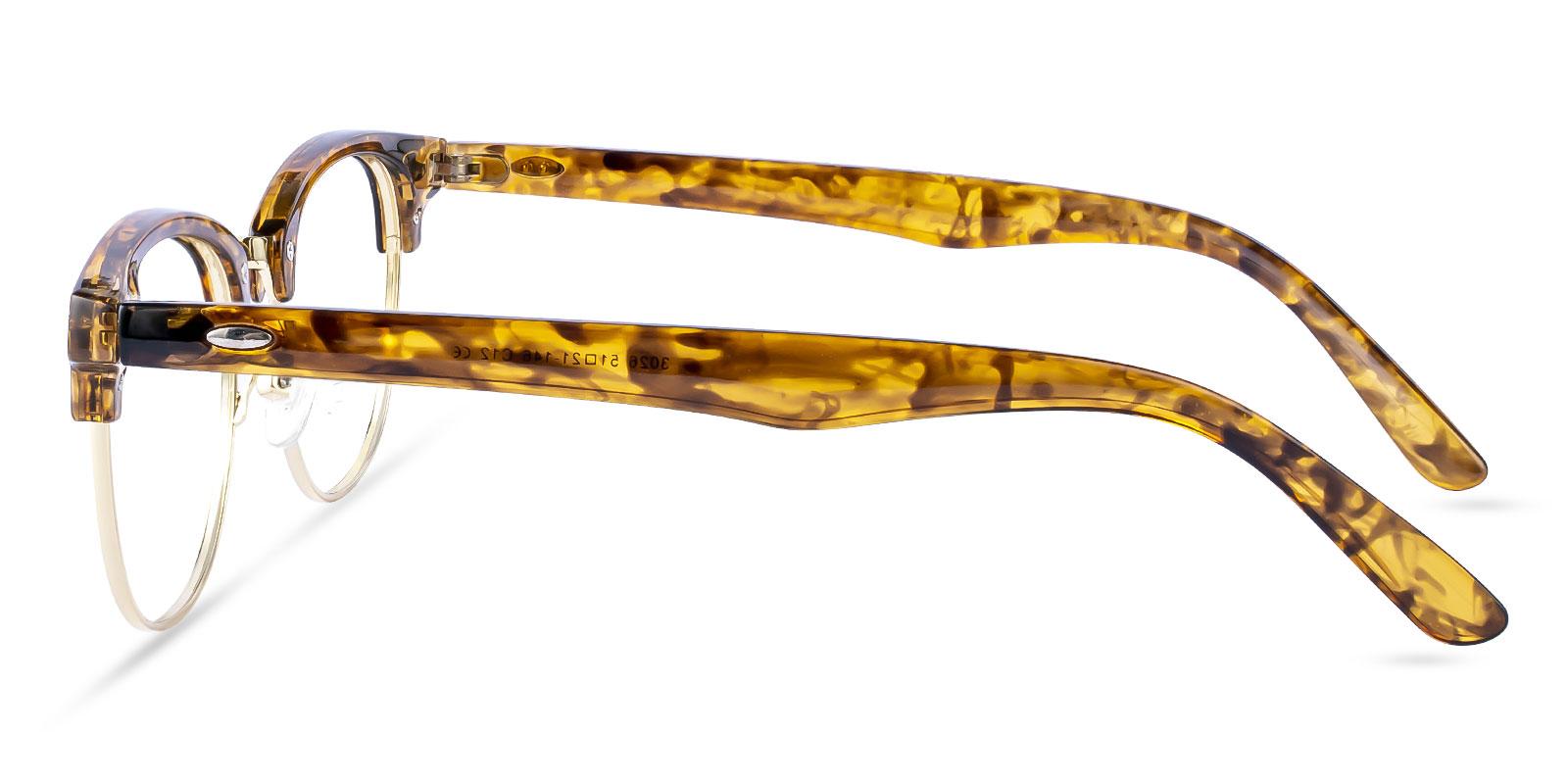 Greeley Gold Metal Eyeglasses , NosePads Frames from ABBE Glasses