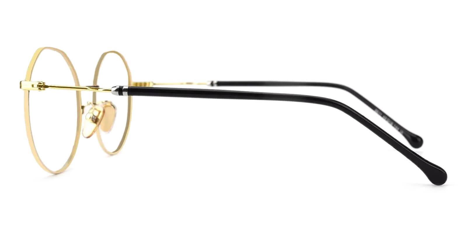 Kawk Gold Metal Eyeglasses , NosePads Frames from ABBE Glasses