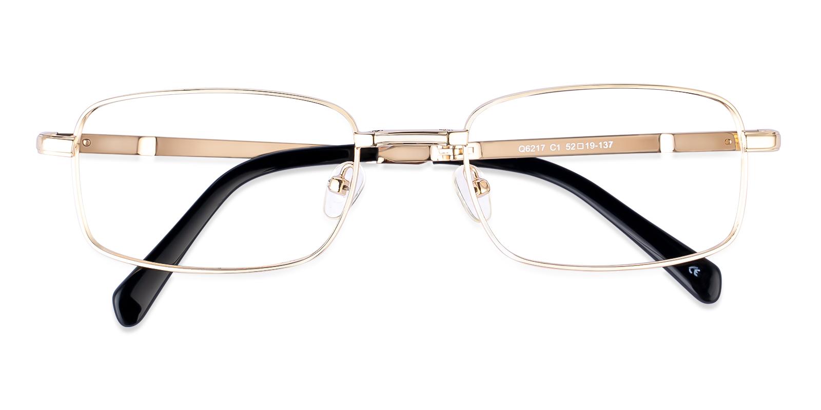 Sebastian Gold Metal Eyeglasses , Foldable , NosePads Frames from ABBE Glasses