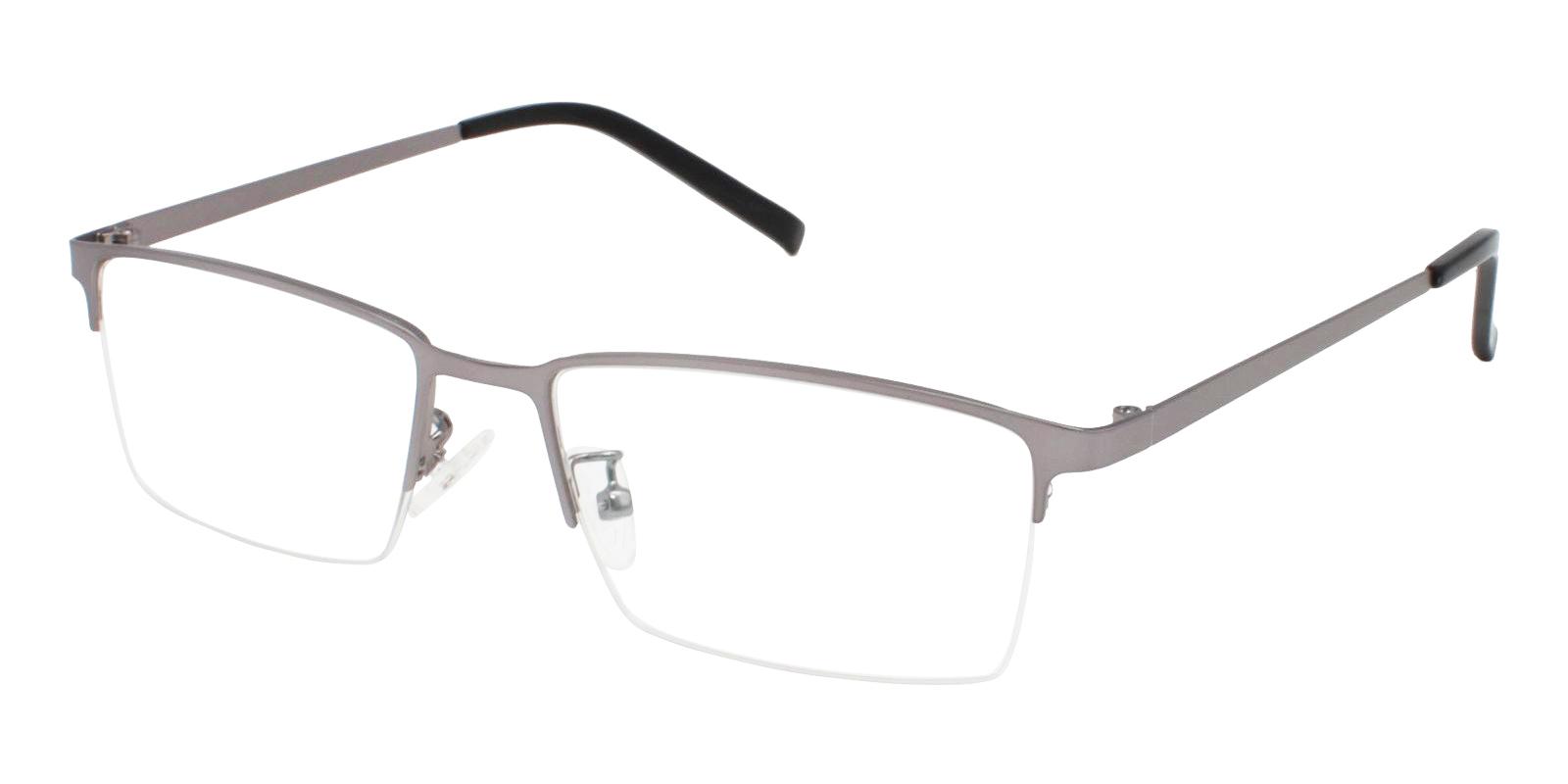 Alexander Gun Metal Eyeglasses , NosePads Frames from ABBE Glasses